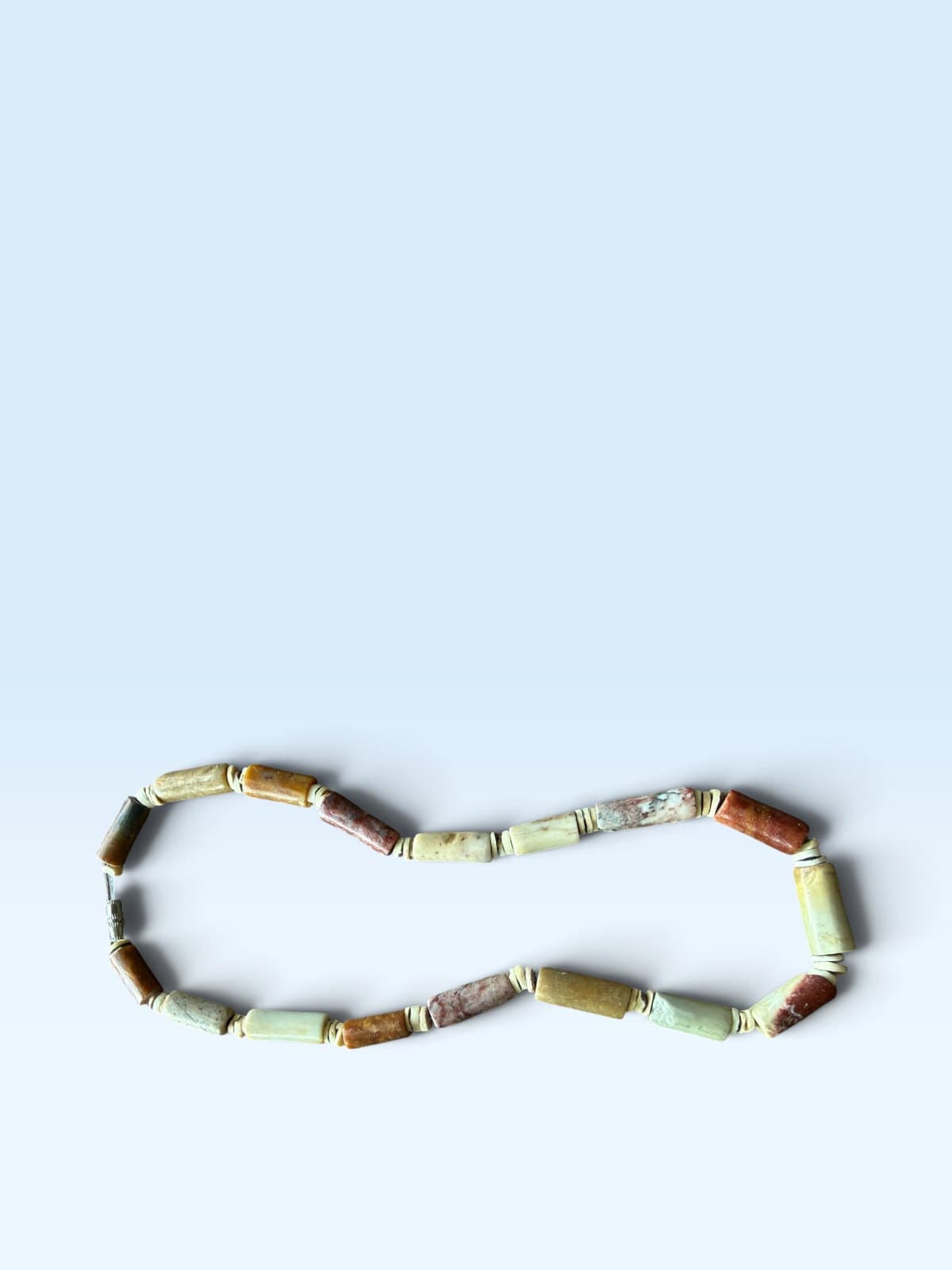 Southwestern Style Banded Bead Necklace