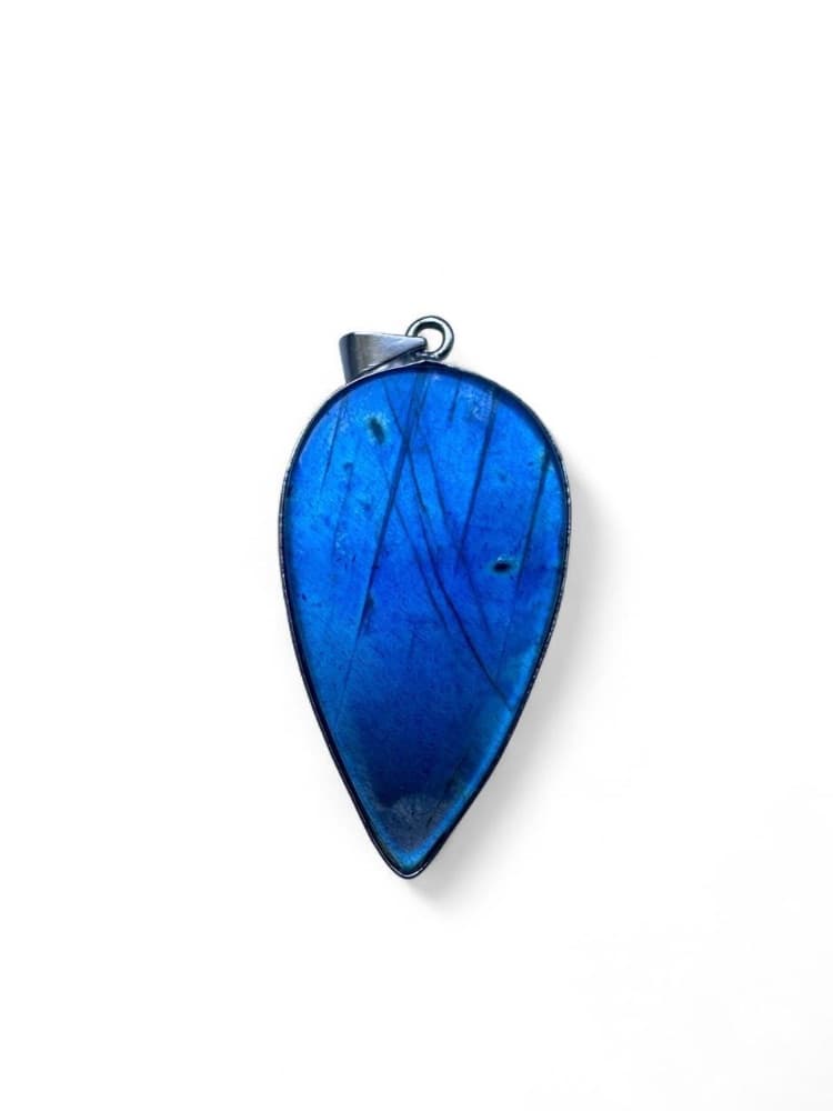 Teardrop Labradorite Pendant Necklace Charm