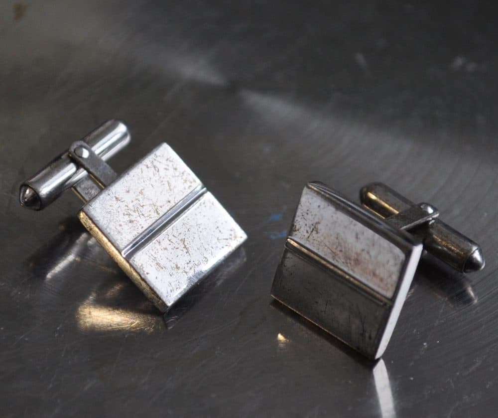 Nice Vintage Sterling Silver Modernist Men’s Cufflinks 16 grams