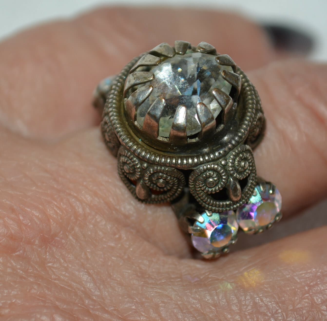 Art Wear DIMITRIADIS Ring stunning scrollwork detail