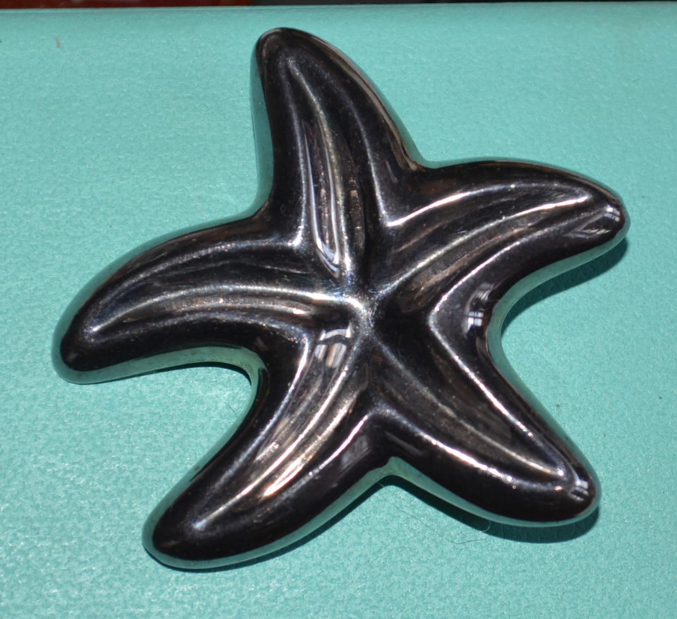 Vintage Sterling Silver 925 Large Starfish Design Pin Brooch 10 grams SEA LIFE