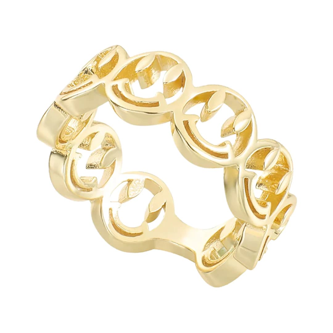 NEW Evry Jewels Happy face smiley & I Know It Ring Sz 7