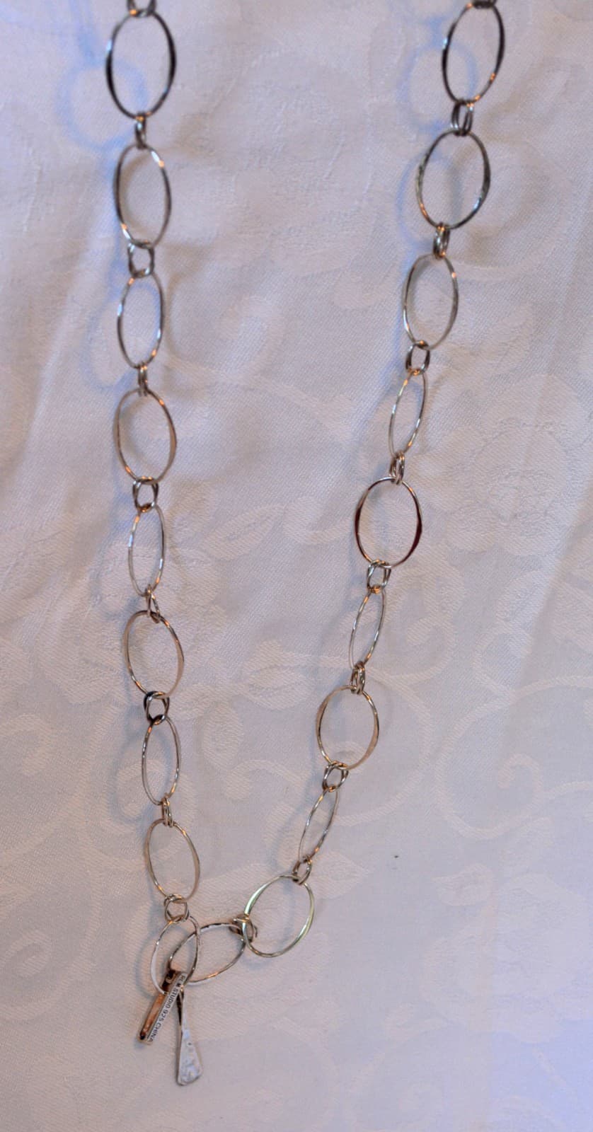 RLM Studio Sterling Silver long Link Necklace Belt 31 grams NEW ORIGINAL BOX