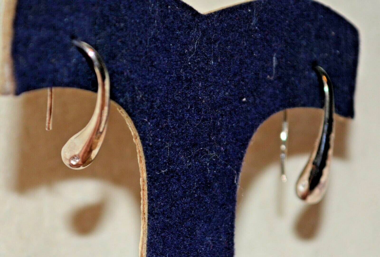 Pure Real 925 Sterling Silver Teardrop Earrings 5 grams
