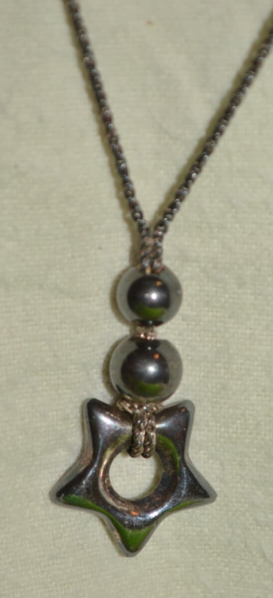 Chamila ish Sterling Silver .925 STAR BALL Long Necklace