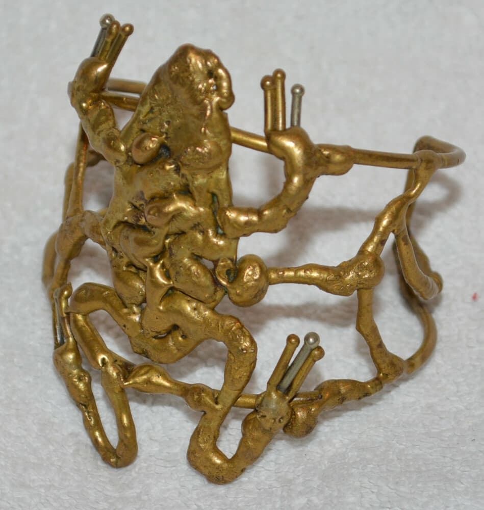 BRUTALIST TREE FROG toad Large bracelet OMG this is the best ever