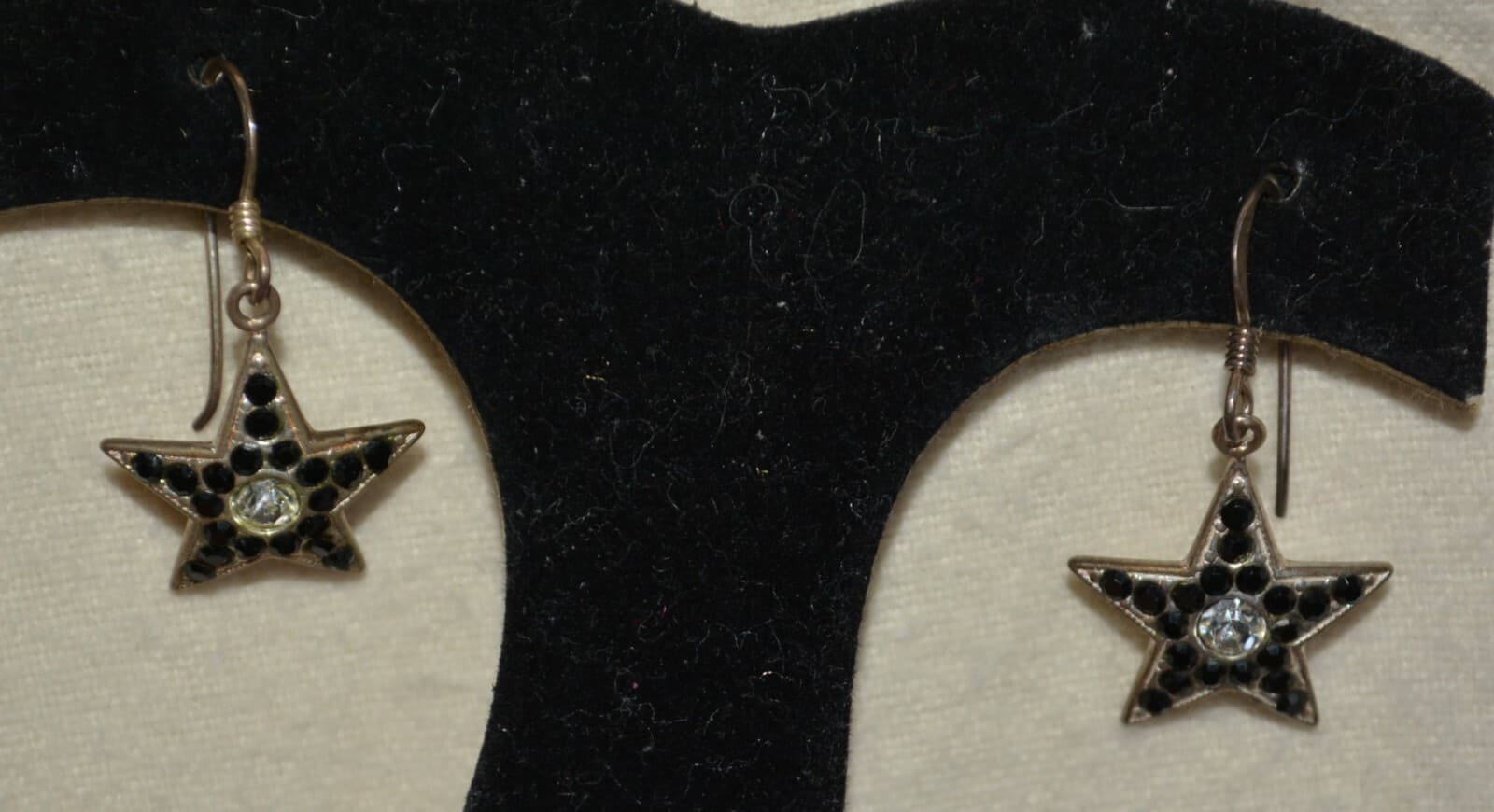 Star Earrings Genuine Crystal 925 Sterling silver delightful
