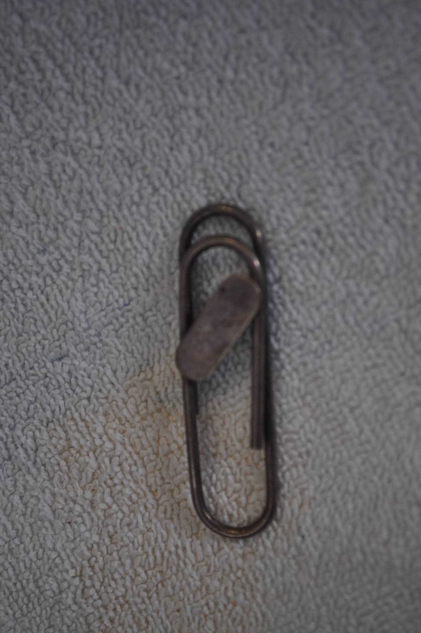 Oxidized Sterling Silver Money Clip