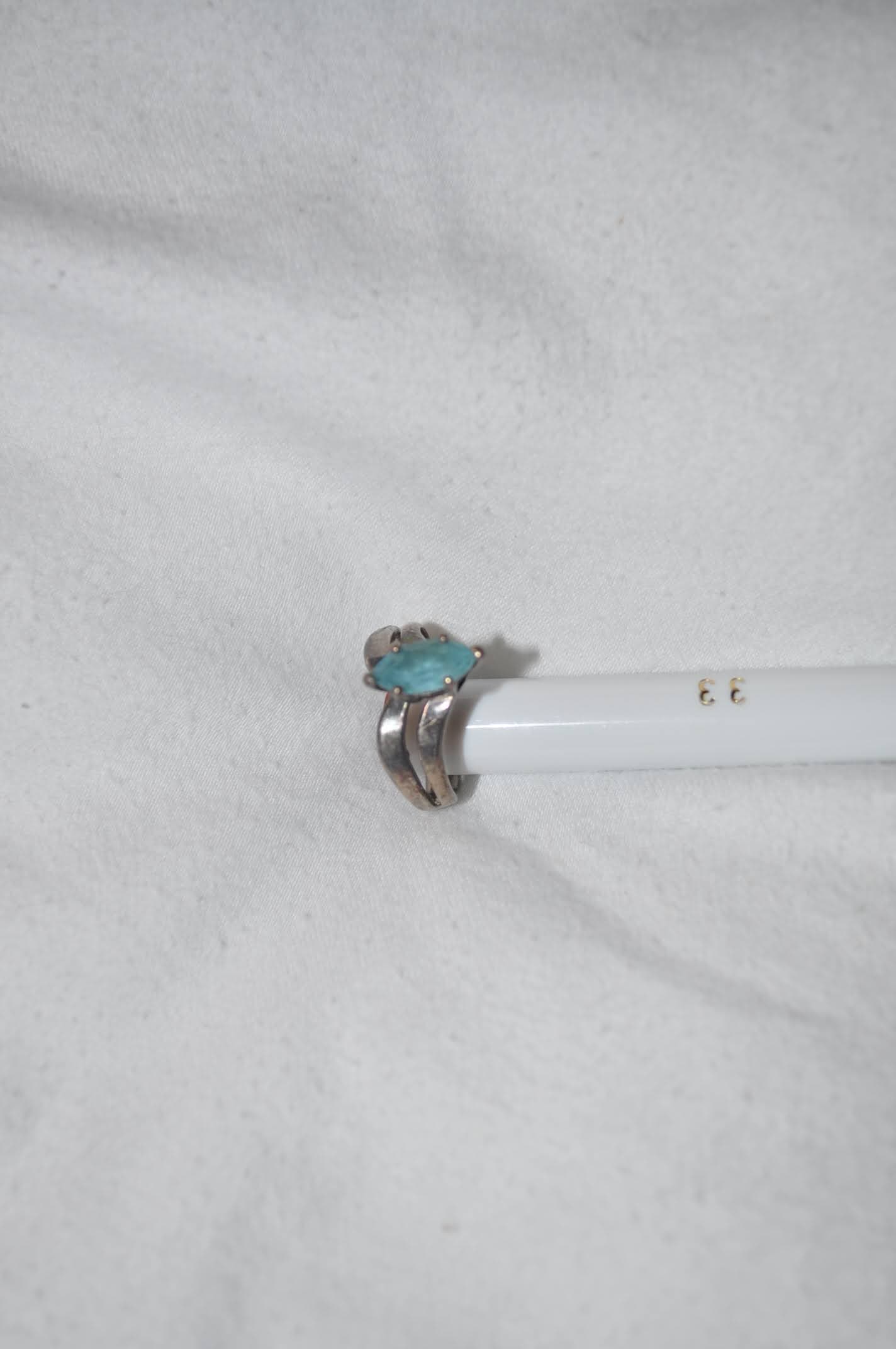 Larimar Marquise Ring, Sterling Silver