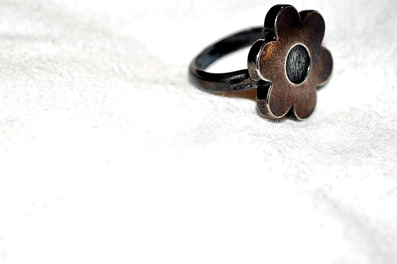 Sterling Daisy Flower Ring
