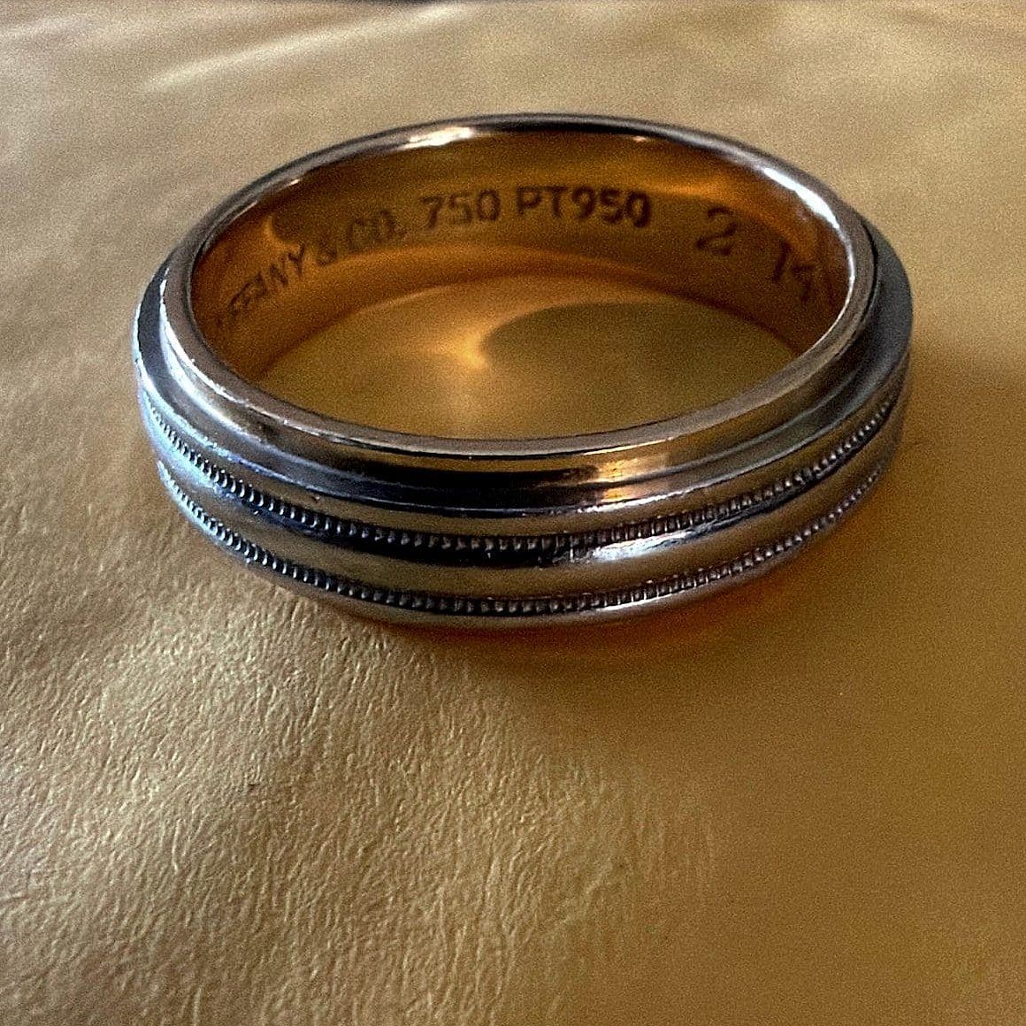 Tiffany & Co. 750 Bi-Metal Band Ring