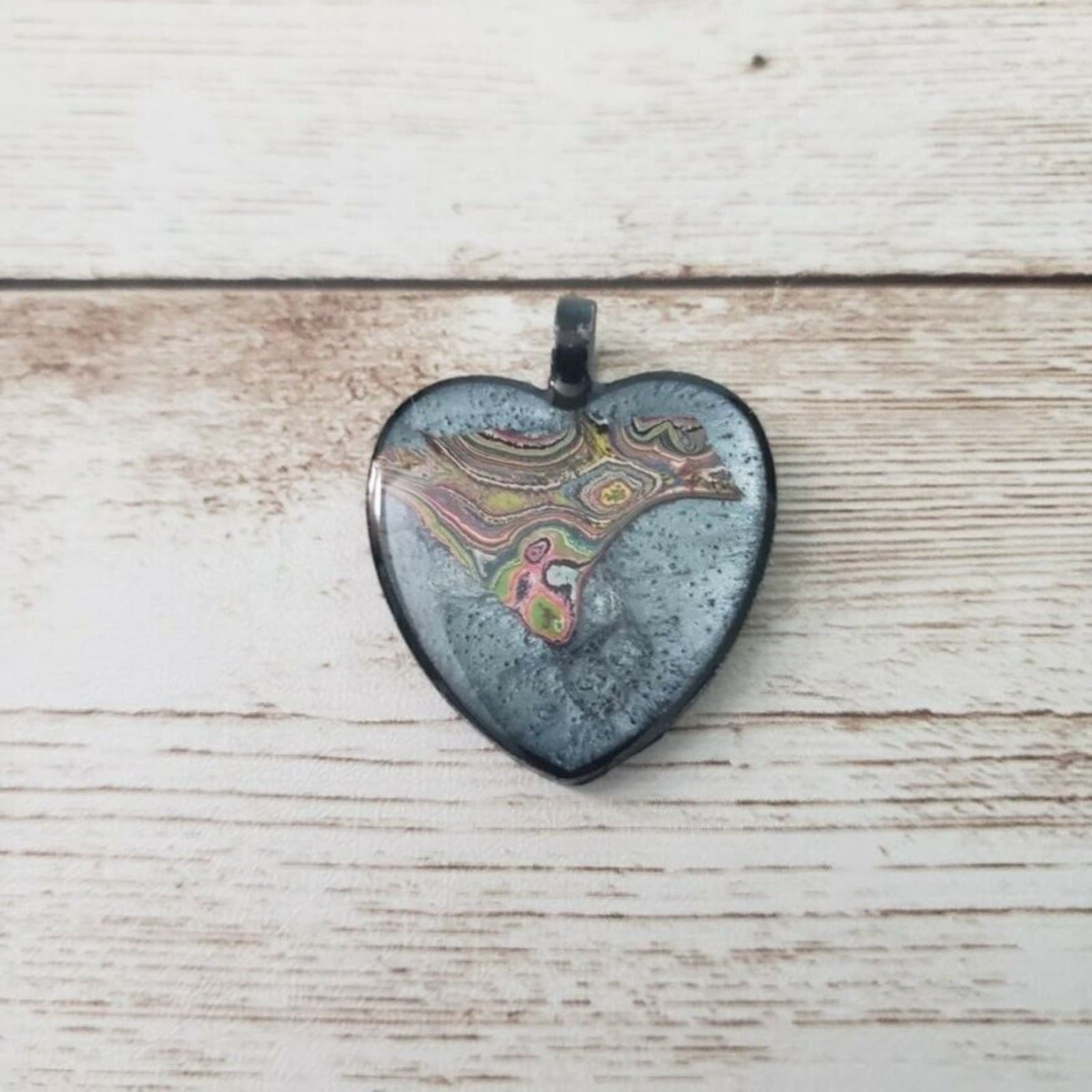 Vintage Pendant - Unusual Heart Pendant