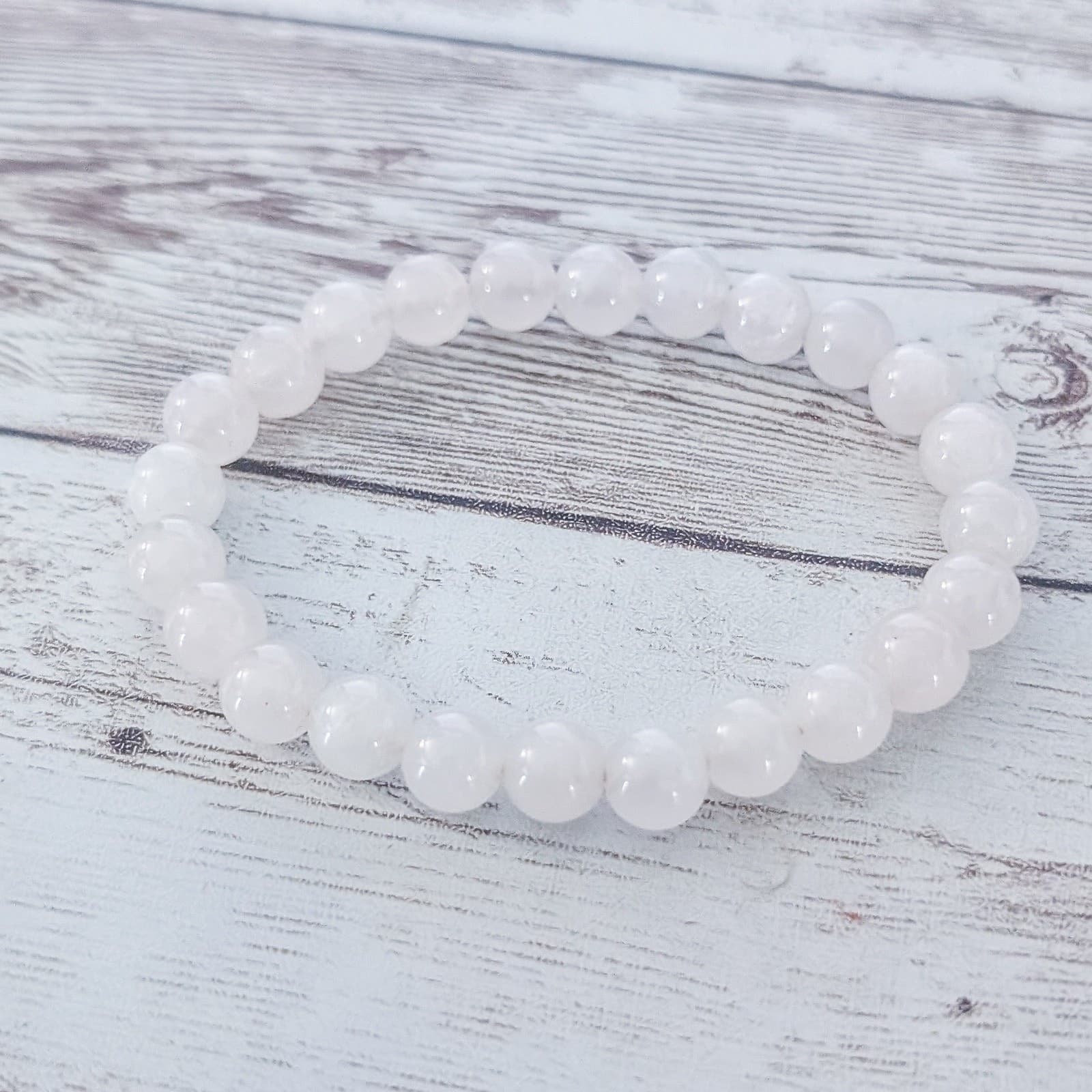 Vintage Stretch Bracelet White Frosted Stretch Bracelet