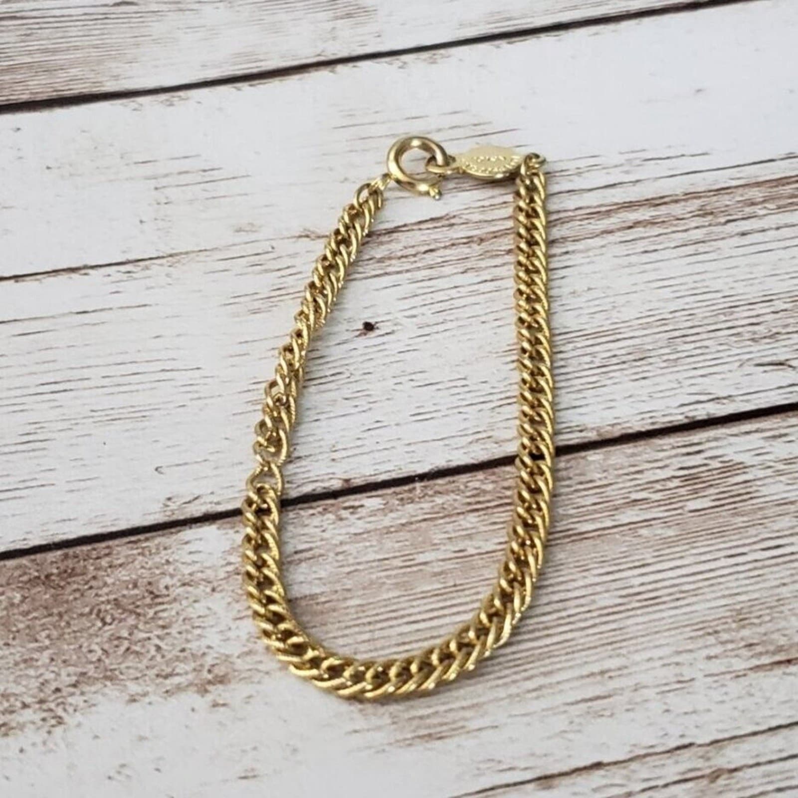 Vintage Accessocraft N.Y.C Bracelet Gold Tone Bracelet - Small
