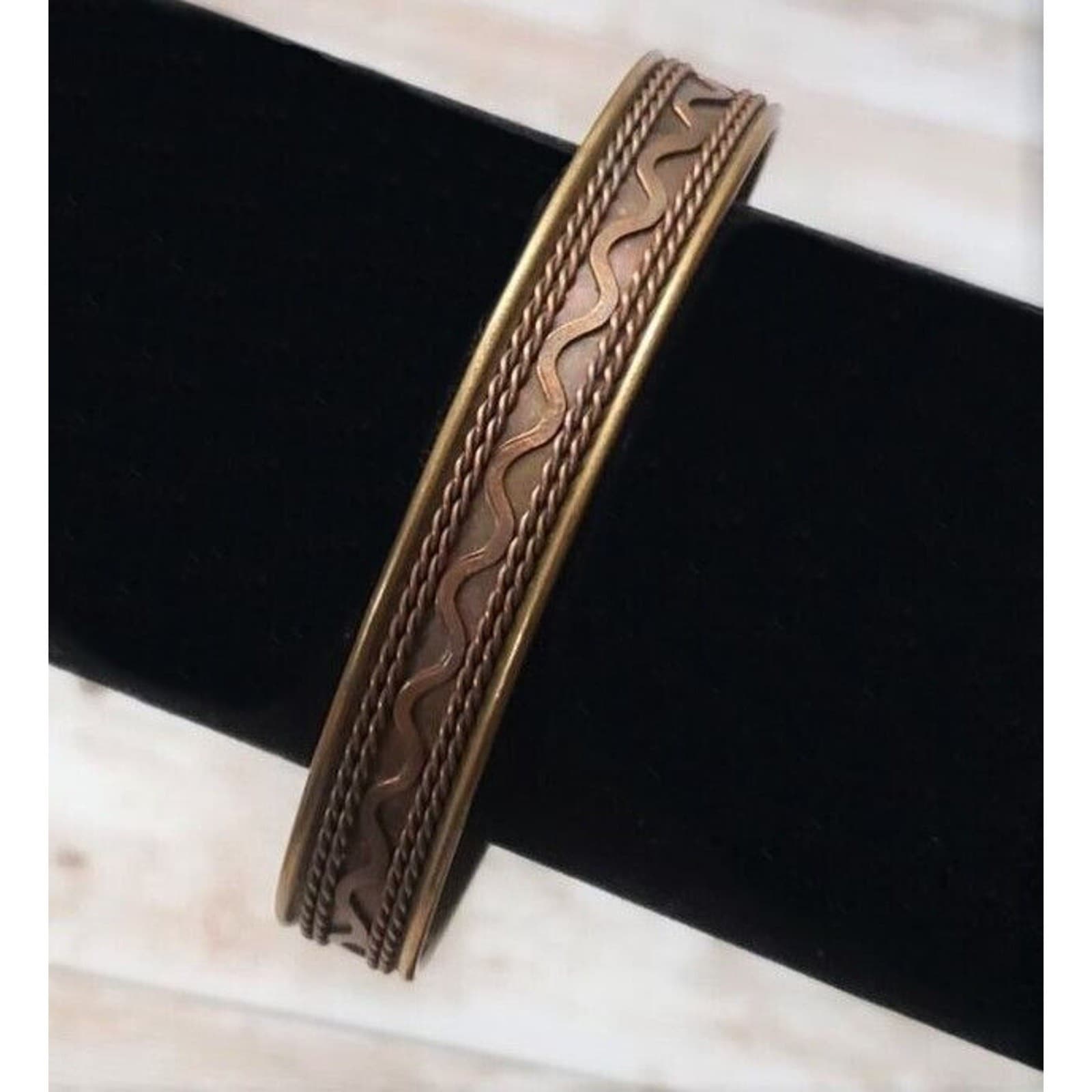 Vintage Bracelet / Bangle Wave Design