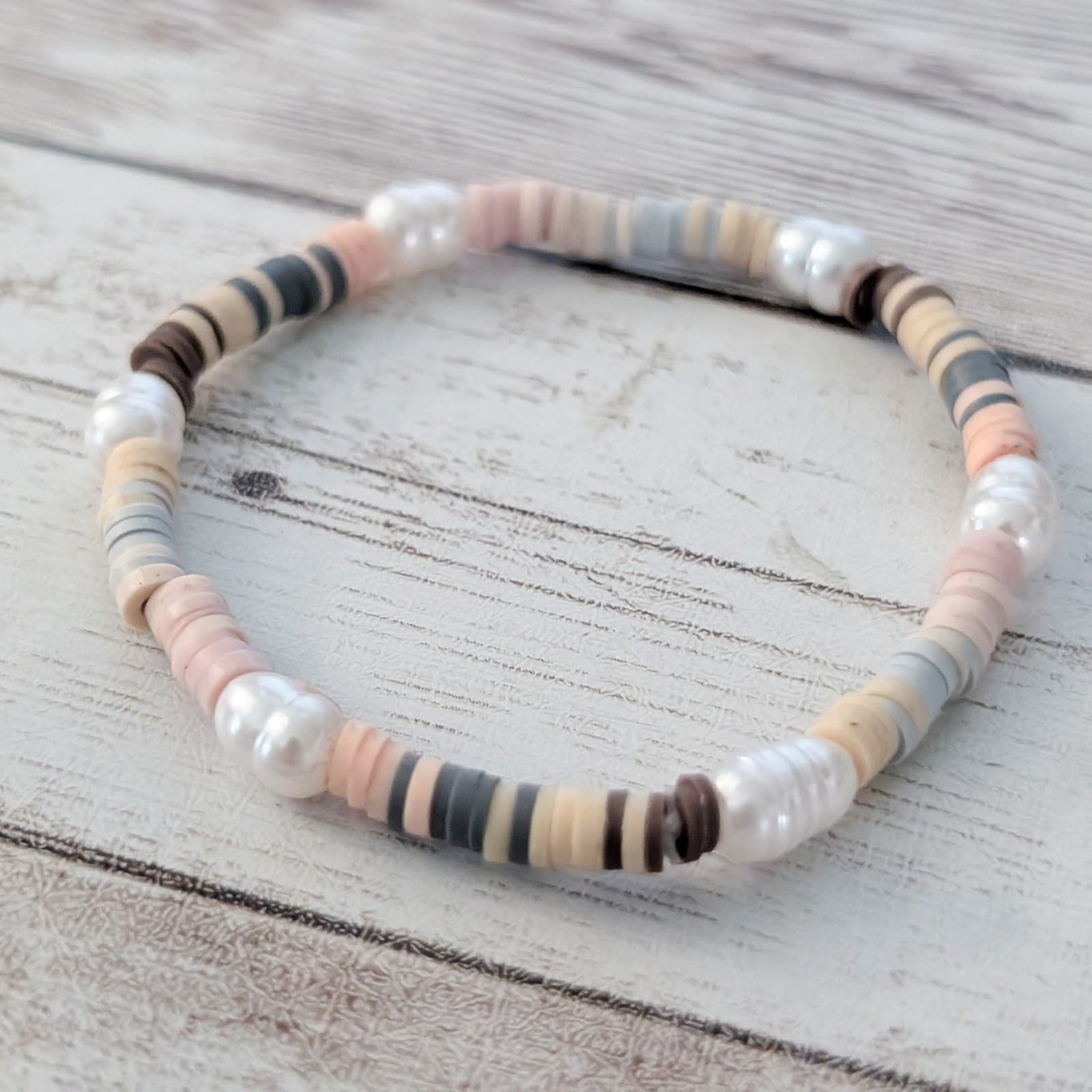Stretch Bracelet Neutral Tones