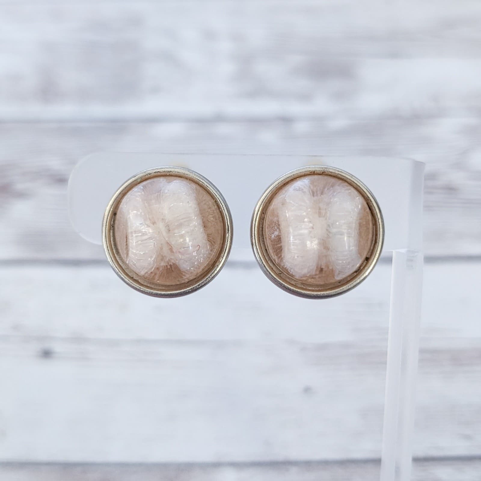 Vintage Lisner Clip On Earrings - Unusual