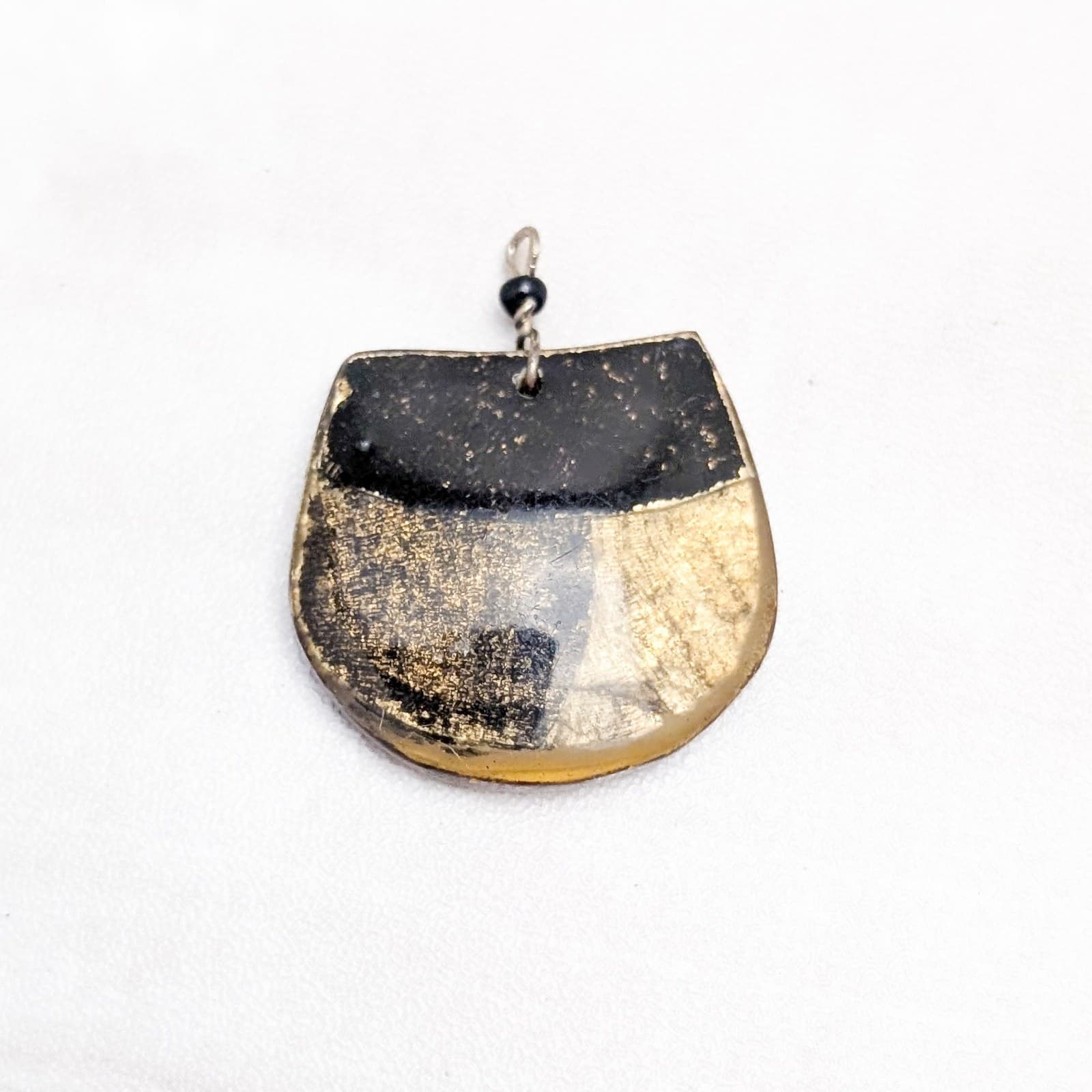 Vintage Pendant Unusual Design and Material - No Chain Included