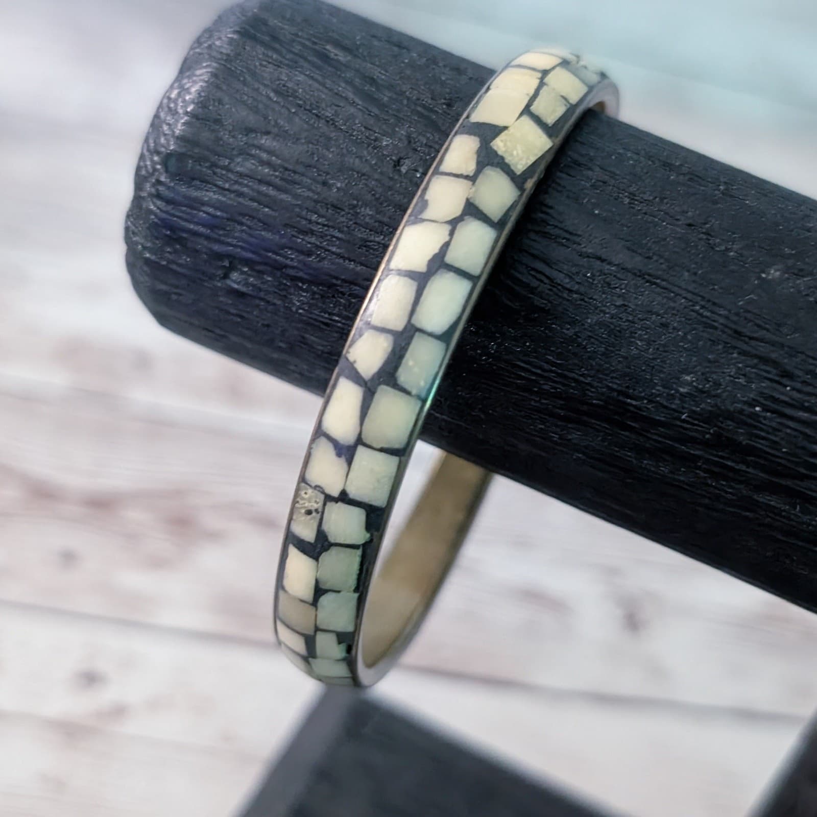 Vintage Bracelet / Bangle - Very Unusual - 8"