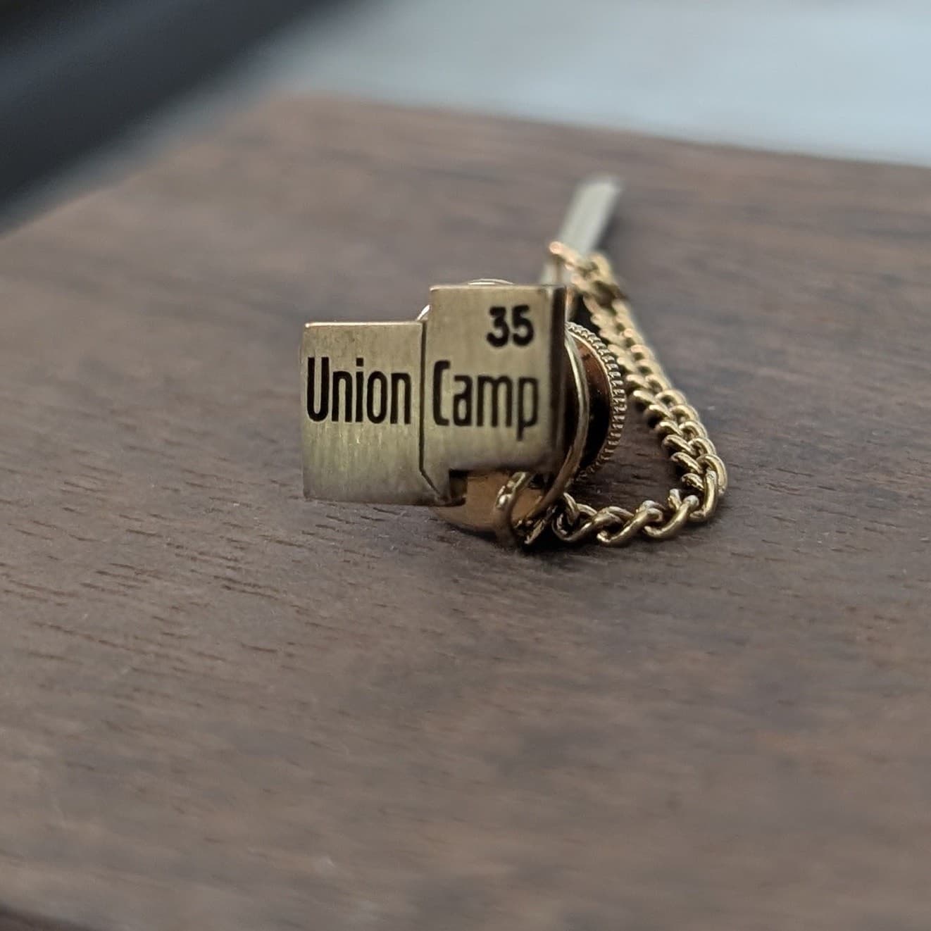 Vintage Union Camp Tie Tack / Tie Pin - 1/10 10K