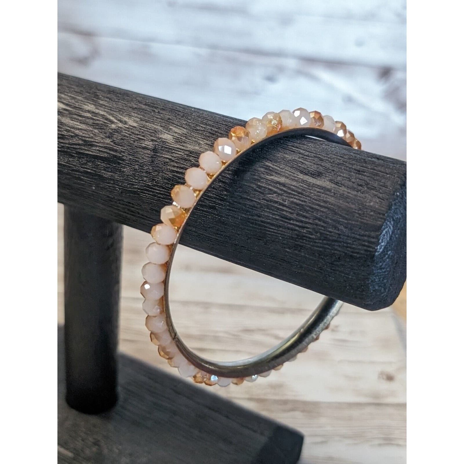 Bracelet / Bangle - Orangey Beads